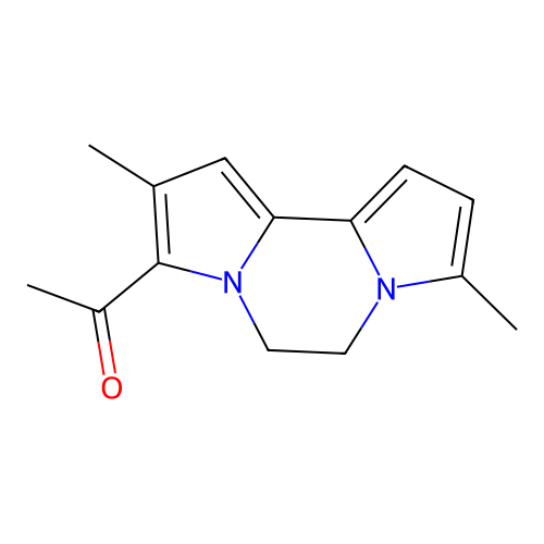 1-(2,8-Dimethyl-5,6-dihydrodipyrrolo[1,2-a:2',1'-c]pyrazin-3-yl)ethanone structure