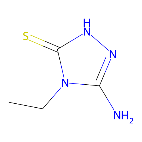 5-amino-4-ethyl-4H-1,2,4-triazole-3-thiol structure