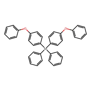 Stannane, bis(p-phenoxyphenyl)diphenyl- structure