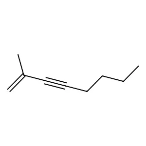 2-Methyl-1-octen-3-yne structure