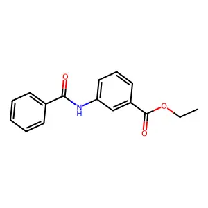 Ethyl 3-benzamidobenzoate structure
