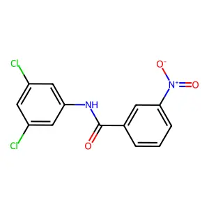 N-(3,5-dichlorophenyl)-3-nitrobenzamide structure