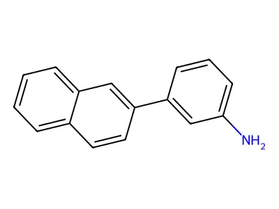 2-(3-Aminophenyl)naphthalene structure