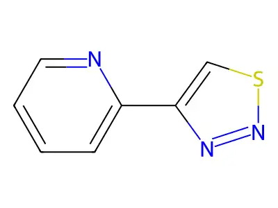 2-(4-1,2,3-Thiadiazolyl)pyridine structure