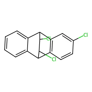 2,11,12-Trichloro-9,10-dihydro-9,10-ethanoanthracene structure