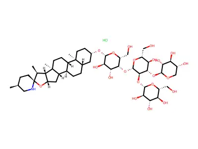 Tomatine hydrochloride structure