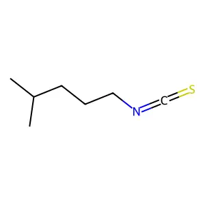 4-Methylpentyl isothiocyanate structure