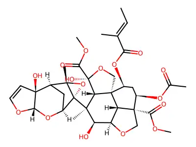 印楝素 structure