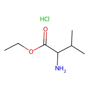 L-缬氨酸乙酯盐酸盐 structure