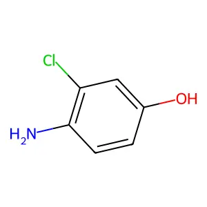 4-Amino-3-chlorophenol structure