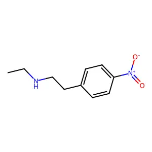 N-乙基-2-(4-硝基苯基)乙胺 structure