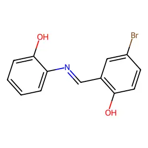 N-(5-Bromo-2-hydroxybenzylidene)-2-hydroxyaniline structure