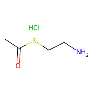 Thioacetic acid S-2-aminoethyl ester hydrochloride structure