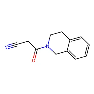 3-(3,4-dihydroisoquinolin-2(1H)-yl)-3-oxopropanenitrile structure