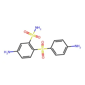 5-氨基-2-((4-氨基苯基)磺酰基)苯磺酰胺 structure