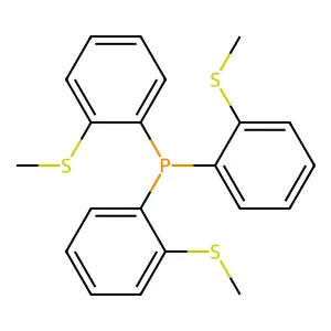 Phosphine, tris(2-(methylthio)phenyl)- structure
