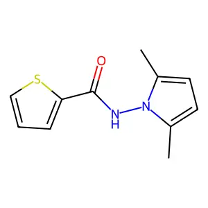 N-(2,5-二甲基吡咯-1-基)噻吩-2-甲酰胺 structure