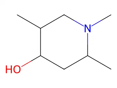 1,2,5-Trimethylpiperidin-4-ol structure