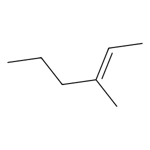 3-Methyl-2-hexene structure