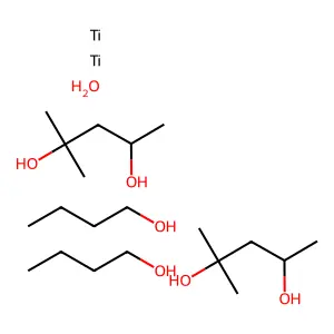 二丁氧基双(2-甲基-2,4-戊二醇络(2-)-κO2,κO4)-μ-氧二钛 structure