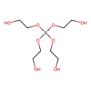 Tetrakis(2-hydroxyethyl)orthosilicate structure