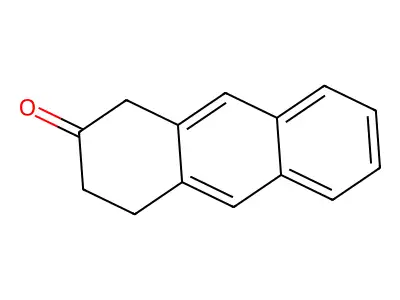 3,4-dihydro-1H-anthracen-2-one structure