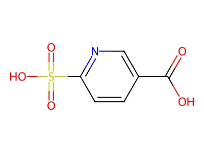 6-sulfopyridine-3-carboxylic Acid structure