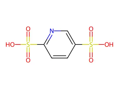 Pyridine-2,5-disulfonic Acid structure