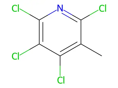 3-Methyl-2,4,5,6-tetrachloropyridine structure