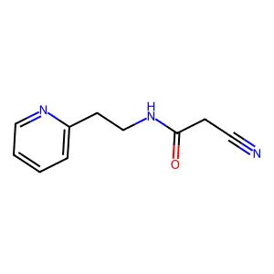Acetamide, 2-cyano-N-[2-(2-pyridinyl)ethyl]- structure