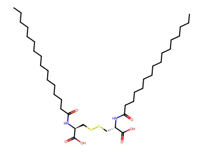棕榈酰胱氨酸 structure