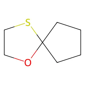 1-Oxa-4-thiaspiro(4.4)nonane structure