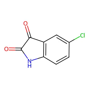 5-氯-1H-吲哚-2,3-二酮 structure