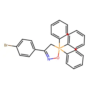 3-(4-bromophenyl)-5,5,5-triphenyl-4H-1,2,5lambda5-oxazaphosphole structure