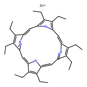 Zn-OEP complex structure