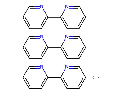 tris(2,2'-bipyridyl)chromium(II) structure