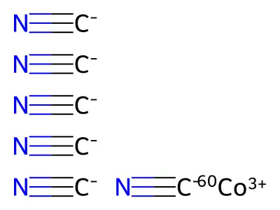 钴氰酸盐 structure