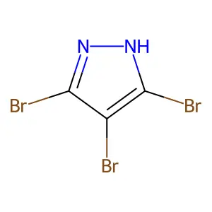 3,4,5-tribromo-1H-pyrazole structure