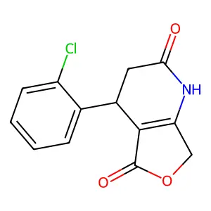 4-(2-Chlorophenyl)-4,7-dihydrofuro[3,4-b]pyridine-2,5(1H,3H)-dione structure