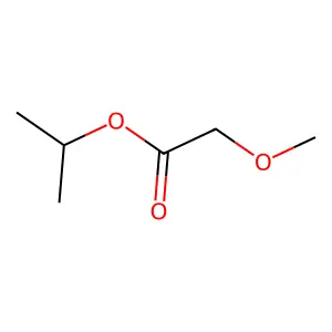 1-Methylethyl 2-methoxyacetate structure