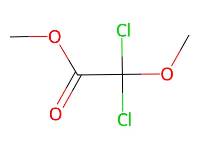 Methyl 2,2-dichloro-2-methoxyacetate structure