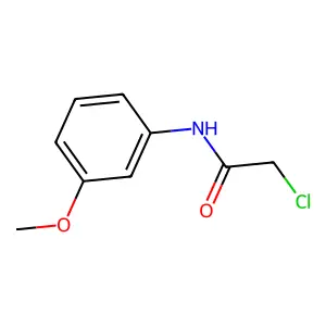 2-chloro-N-(3-methoxyphenyl)acetamide structure