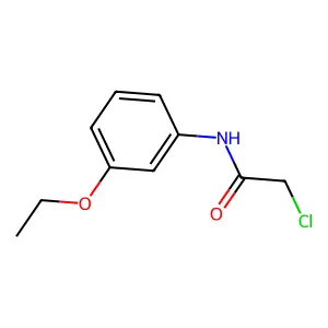 m-Acetophenetidide, 2-chloro- structure