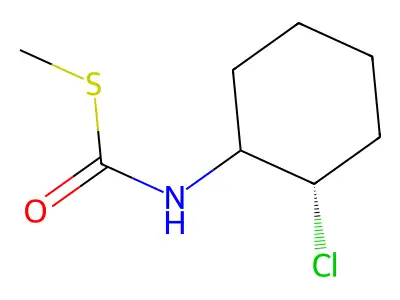 N-(2-chlorocyclohexyl)methylthiocarboxamide structure