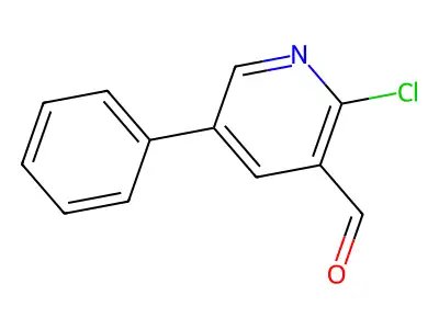 2-Chloro-5-phenylpyridine-3-carboxaldehyde structure