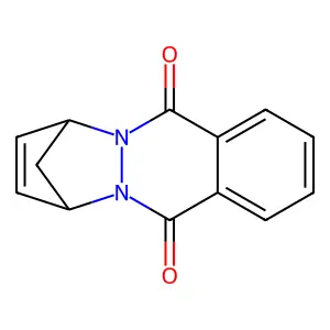 1,4-Methanopyridazino(1,2-b)phthalazine-6,11-dione, 1,4-dihydro- structure