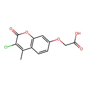 7-(Carboxymethoxy)-3-chloro-4-methylcoumarin structure
