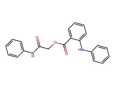 2-Oxo-2-(phenylamino)ethyl 2-(phenylamino)benzoate structure