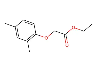 Ethyl 2-(2,4-dimethylphenoxy)acetate structure