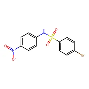 4-Bromo-n-(4-nitrophenyl)benzenesulfonamide structure